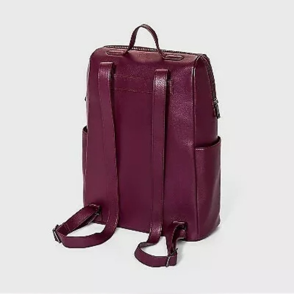A New Day Burgundy Backpack - Picture 3 of 3